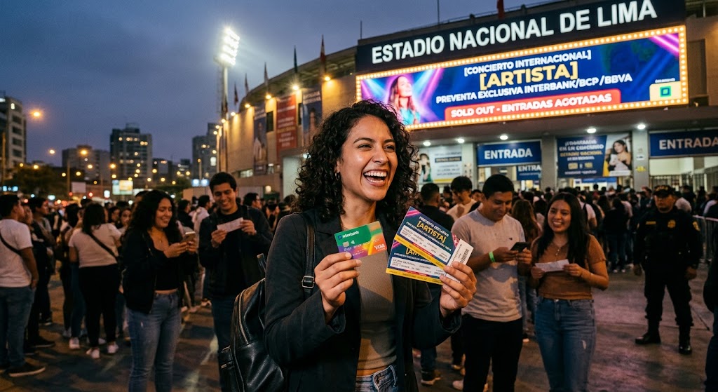 Preventas con tarjeta de crédito en Perú: qué son y cómo conseguir mejores entradas